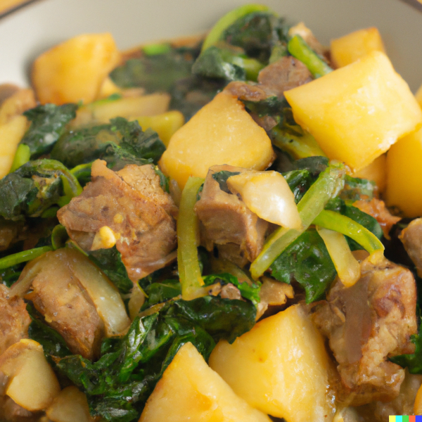 spinach recipes potatoes 2